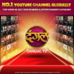 Dangal TV Channel Ranked No.1 on YouTube Globally as per Tubular Leaderboard in Media & Entertainment and Films & Movies Categories